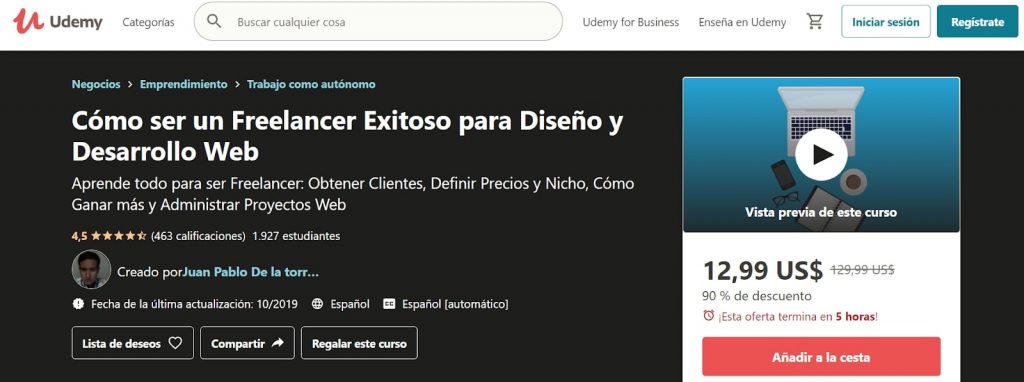 elemento oferta landing venta digital - descuento precio